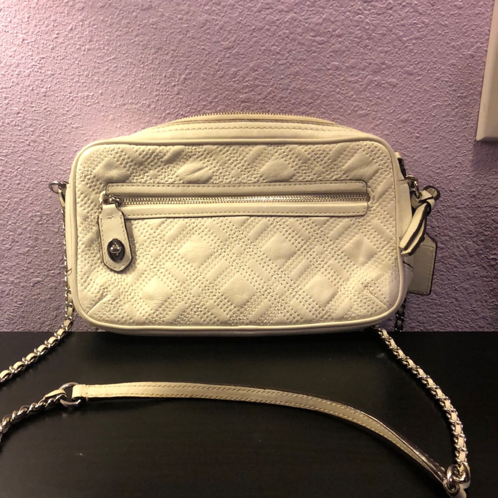 Coach Poppy Leather Flight Bag